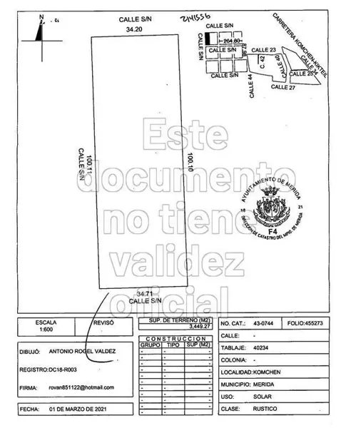 Terreno en venta en Komchen, Mérida — foto 3 de 3