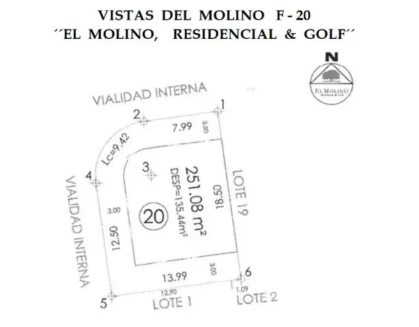 Terreno en El Molino Residencial y Golf — foto 1 de 2