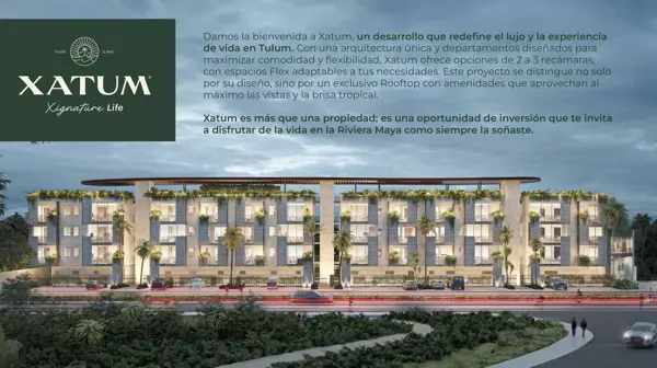 Departamentos de Lujo en TULUM, vida exclusiva en XATUM — foto 1 de 27