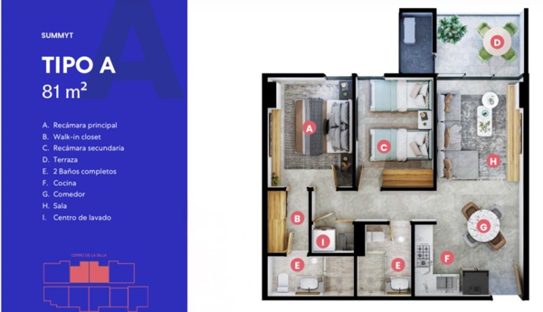 Departamento en venta en Las Cumbres, Monterrey — foto 3 de 7