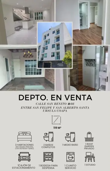 Departamento en Venta en Coyoacán, Excelente Ubicación por $4,500,000 — foto 1 de 15