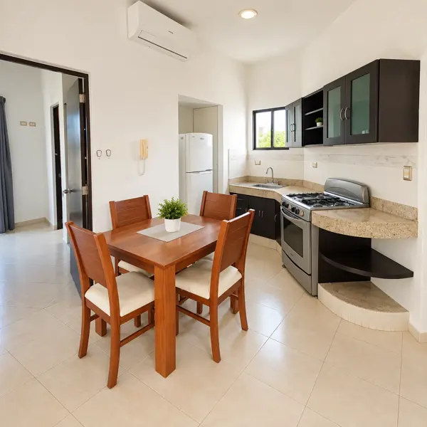 Departamento Amueblado de 1 Recámara en Renta en Playa del Carmen | Ejidal — foto 1 de 10