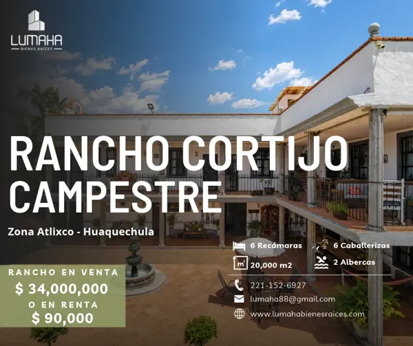 Finca-Rancho en Huaquechula, Huaquechula, Puebla — foto 1 de 30