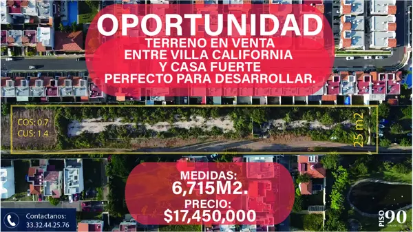 Terreno en Venta entre casa Fuerte y Villa California — foto 1 de 7