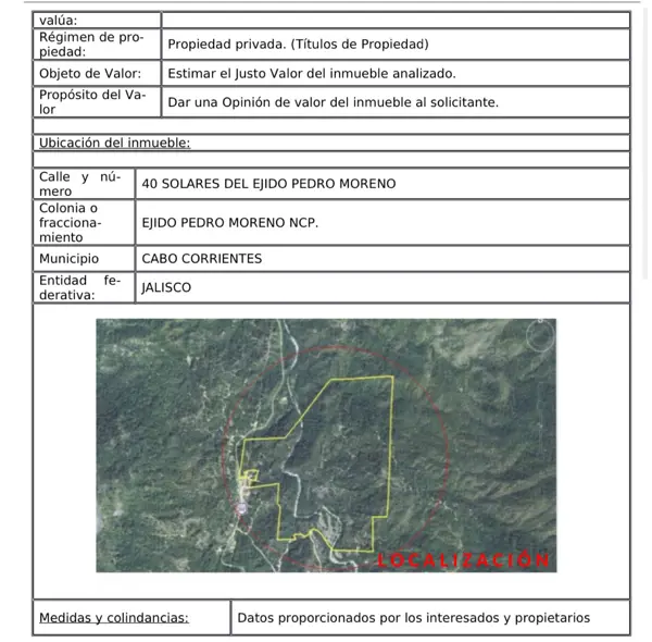 Terreno en venta en Sin colonia, Cabo Corrientes — foto 2 de 2