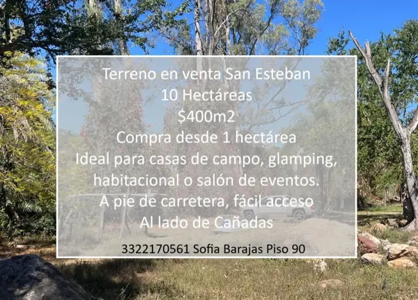 Venta Terreno de 10 Hectáreas en Zapopan Jalisco — foto 1 de 8