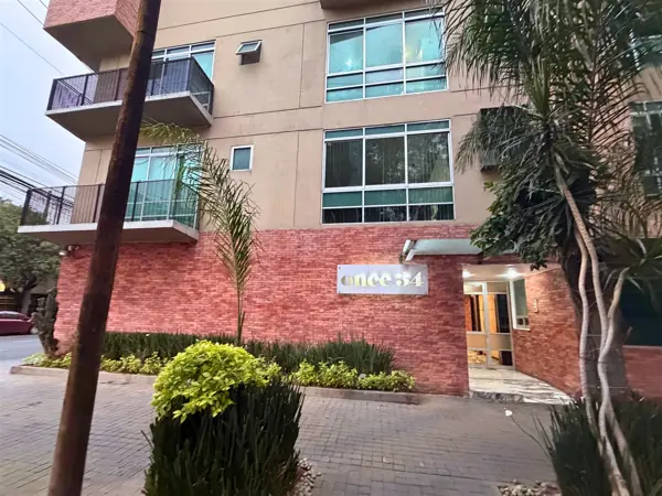 Depto con balcón en Narvarte Vértiz: 2 recámaras, 2 autos, roof garden — foto 1 de 19