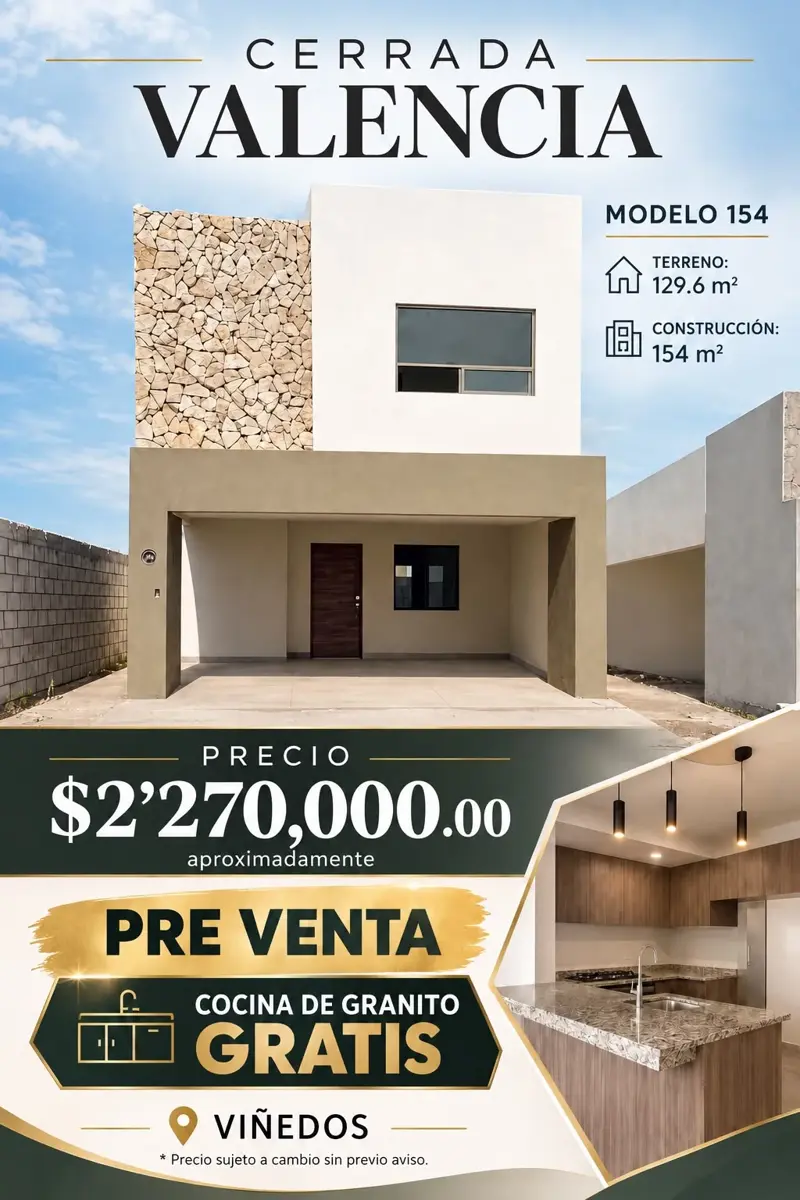 Casa en Preventa en Los Viñedos, Torreón - 3 Recámaras, Vigilancia 24/7 Casa en Preventa en Los Viñedos, Torreón - 3 Recámaras, Vigilancia 24/7