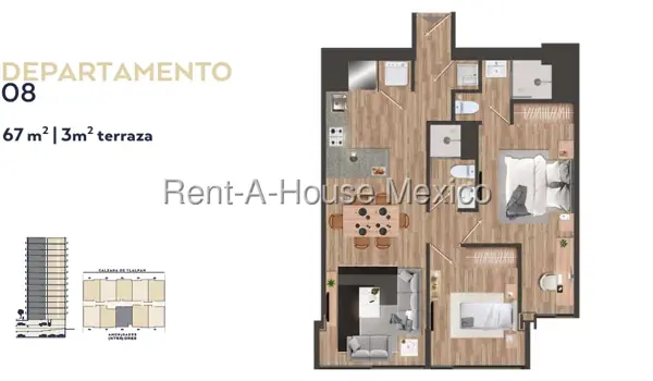 Departamento en venta en Josefa Ortiz de Dominguez, Benito Juárez — foto 3 de 32