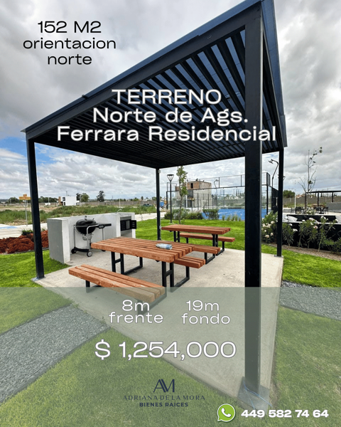 Venta de Terreno en Ferrara Residencial Paseos de Ags. Zona Norte — foto 1 de 10