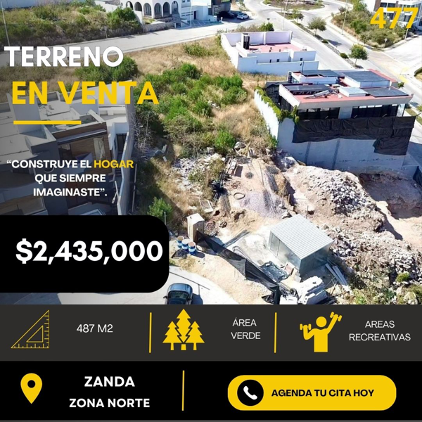 Terreno Residencial en Venta en Zanda, León, Guanajuato — foto 1 de 8