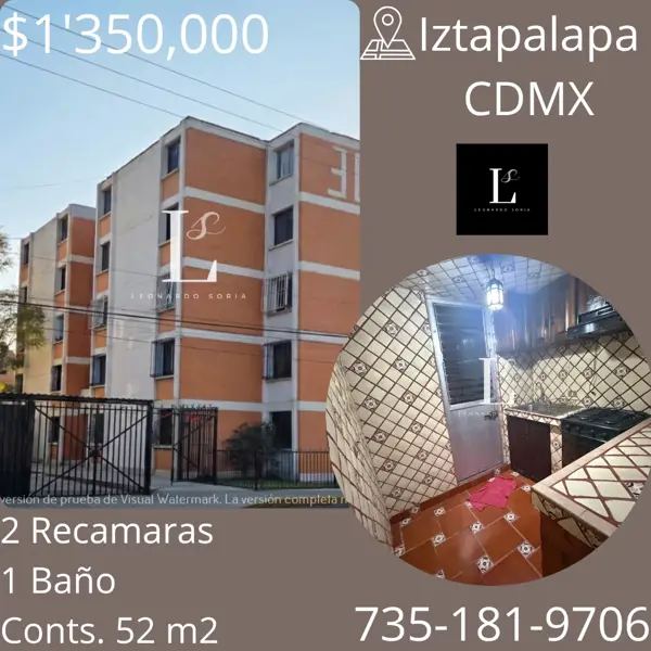 Departamento en Unidad Vicente Guerrero, Iztapalapa, Ciudad de México — foto 1 de 57