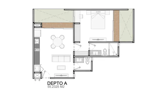 Departamento en venta en Temozon Norte, Mérida — foto 2 de 20