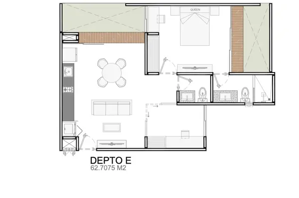 Departamento en venta en Temozon Norte, Mérida — foto 2 de 20
