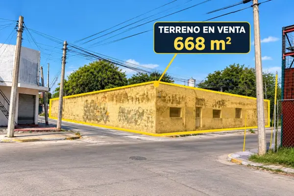 Terreno en Venta en Esquina en Zona Tetlán, Guadalajara | 668 m² — foto 1 de 2