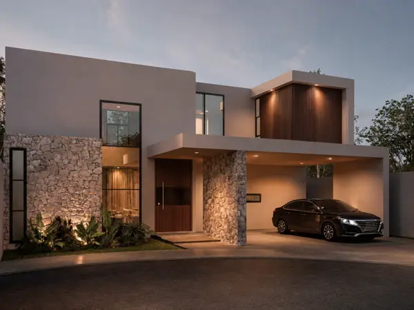 Casa de Tres Recámaras con Piscina en Venta en Privada en Cholul, Mérida, Yucatán — foto 1 de 12
