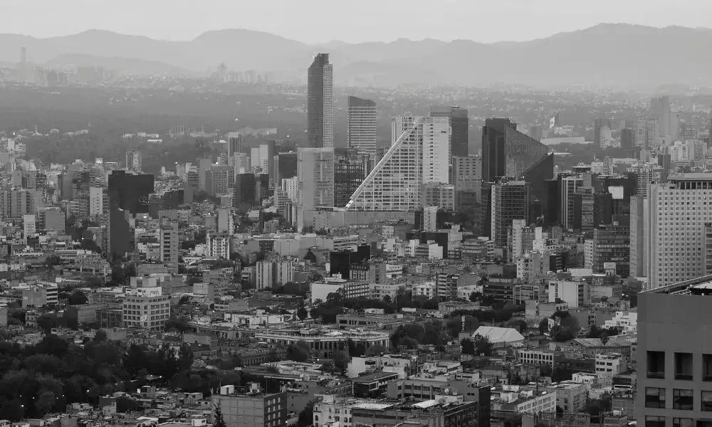 Vista de una ciudad en M&eacute;xico