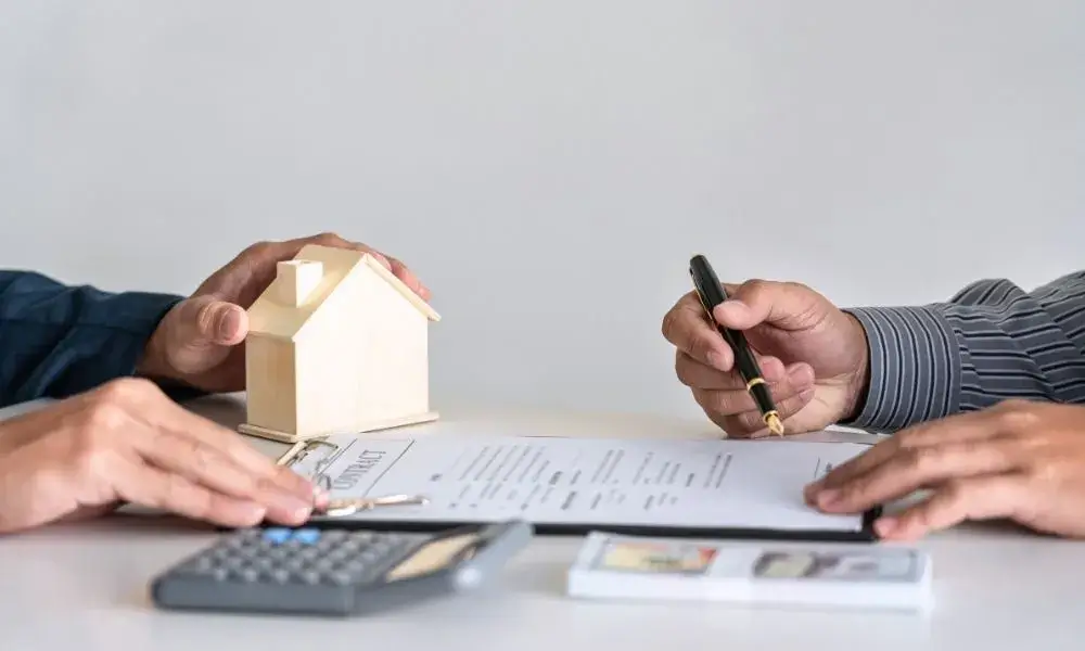 Firma de la venta de una casa