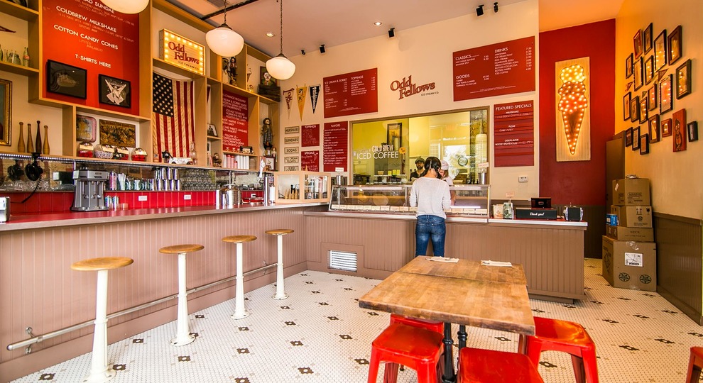 OddFellows Ice Cream Co. on 175 Kent Ave in Williamsburg Powered by