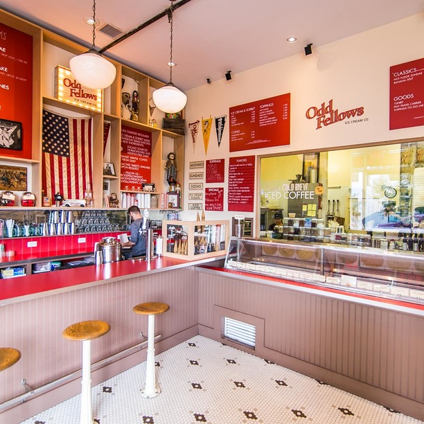 OddFellows Ice Cream Co. on 175 Kent Ave in Williamsburg Powered by