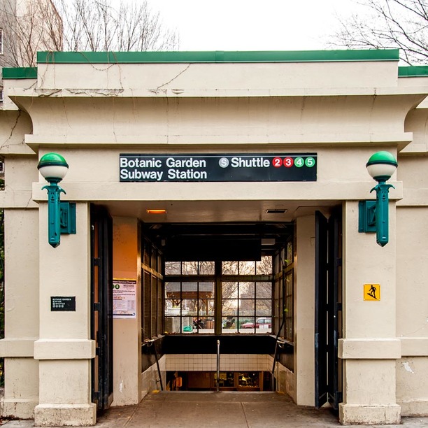 Franklin Ave Botanic Garden Subway Station in Crown Heights Powered