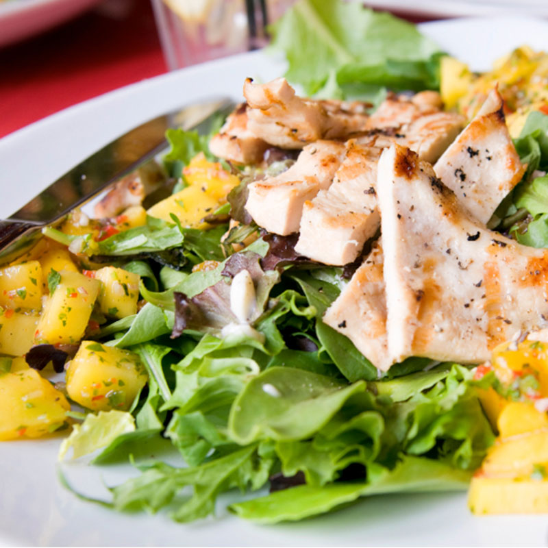 Mango Chicken Salad with Couscous