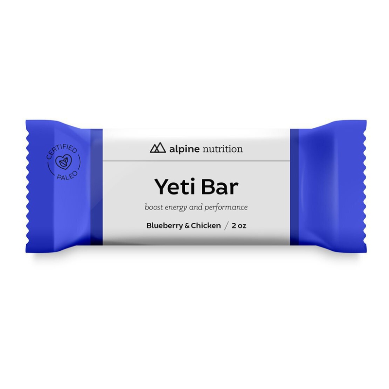 YetiBar Blueberry/Chicken Paleo, 2oz bar image number null