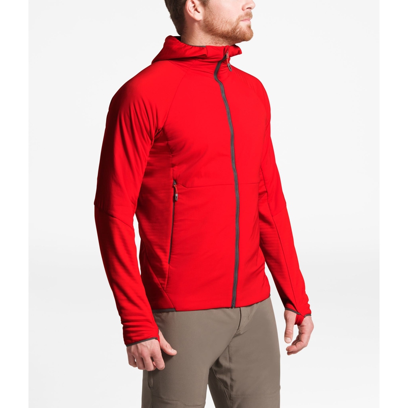 Men's Regulate Light Fleece Hybrid Hoodie image number null