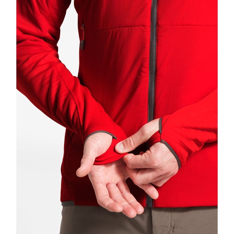 Men's Regulate Light Fleece Hybrid Hoodie image number null