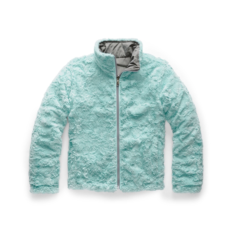 Girls&rsquo; Reversible Mossbud Swirl Jacket image number 1