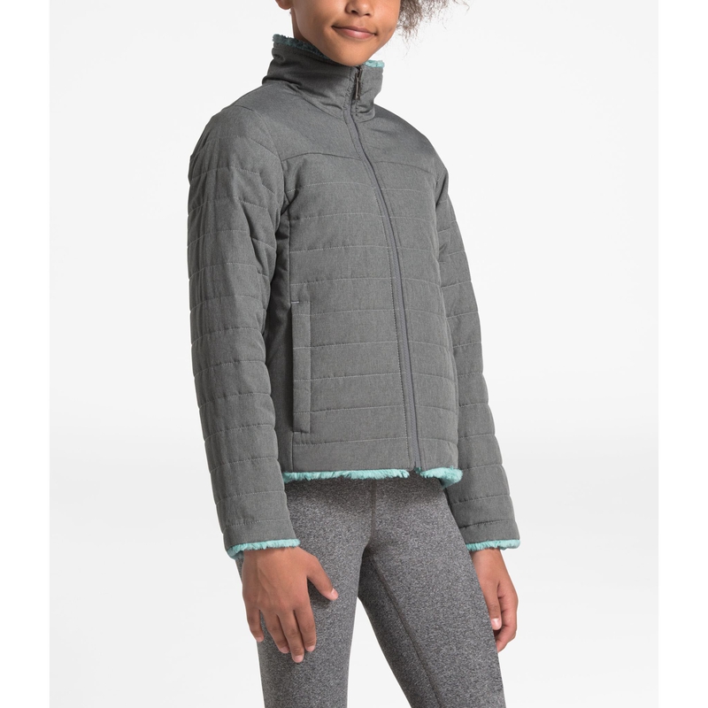 Girls&rsquo; Reversible Mossbud Swirl Jacket image number 2