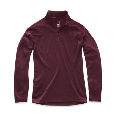 Women&rsquo;s Warm Long-sleeve Zip Neck