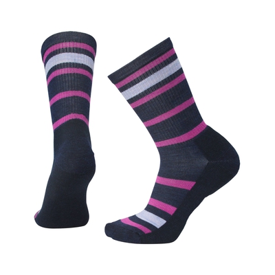 Women's wool Striped Hike Light Crew