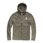 Men&rsquo;s Gradient Sunset Tri-blend Full Zip Hoodie image number 1