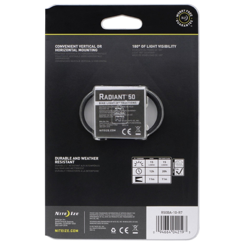 Nite Ize Radiant 50 Bike Light image number 1