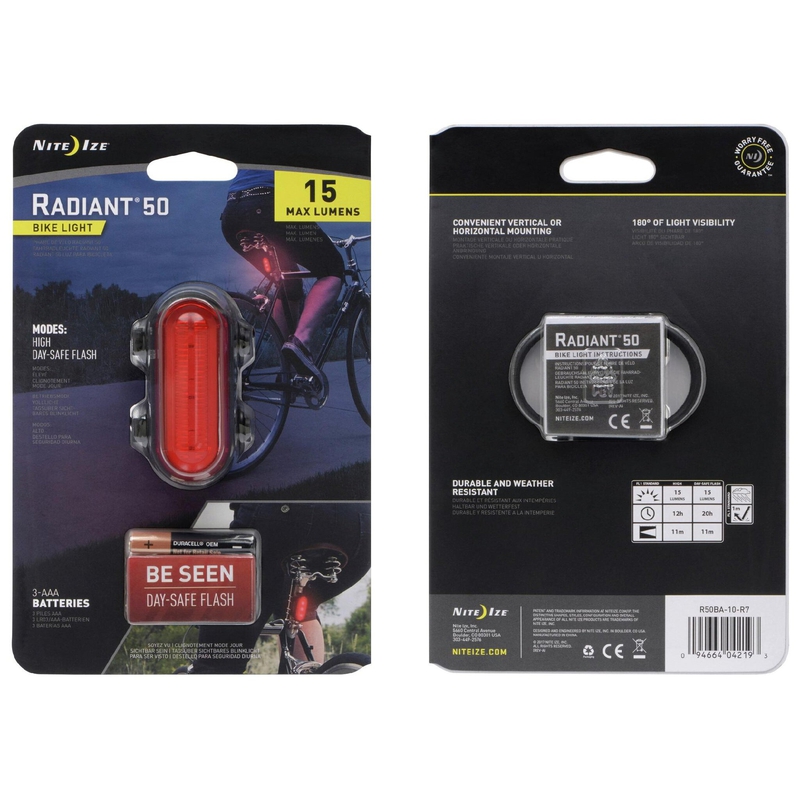 Nite Ize Radiant 50 Bike Light image number 3