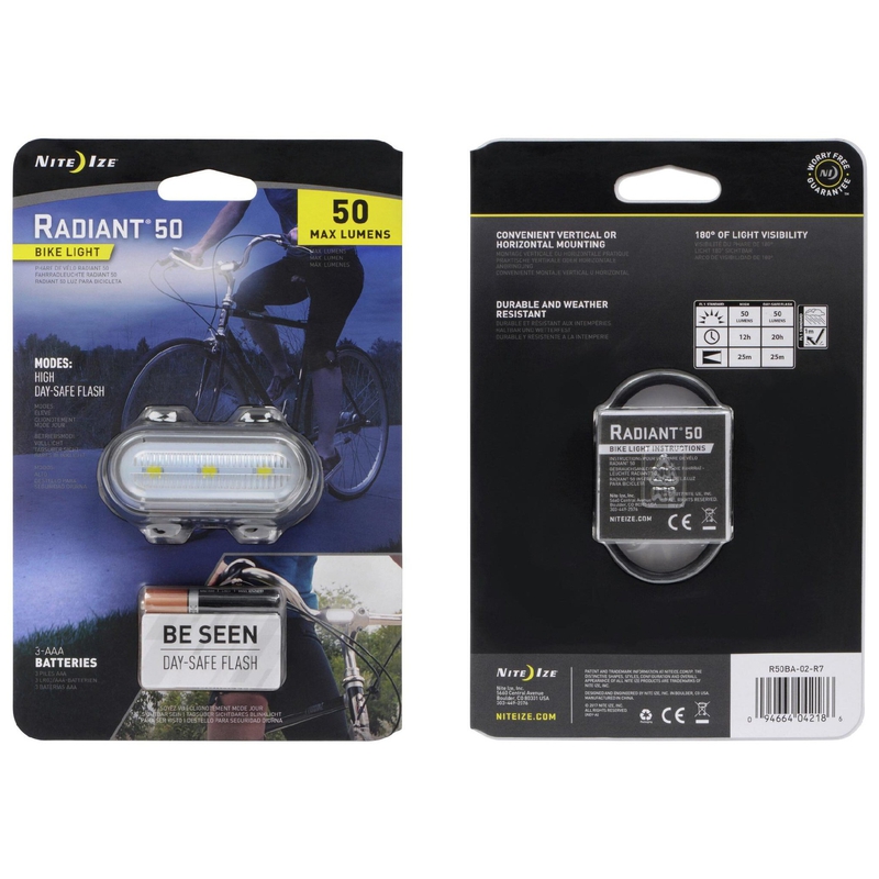 Nite Ize Radiant 50 Bike Light image number null