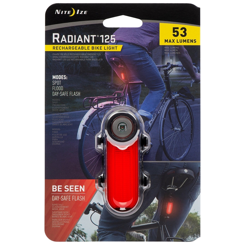Nite Ize Radiant 125 Rechargeable Bike Taillight image number 6
