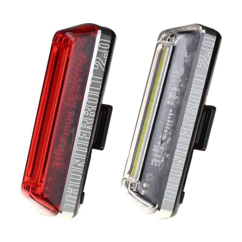 Serfas TBC-1 Thunderbolt 2.0 Headlight and Taillight Combo