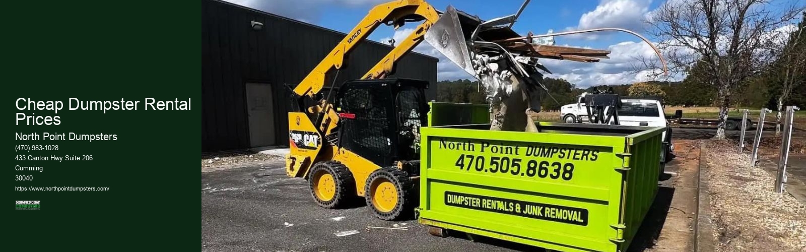 Cheap Dumpster Rental Prices