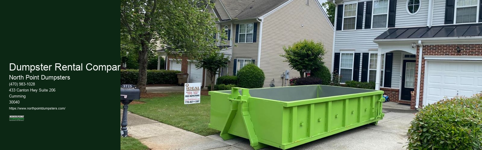 Dumpster Rental Company North Point Dumpsters Dumpster Rental Company