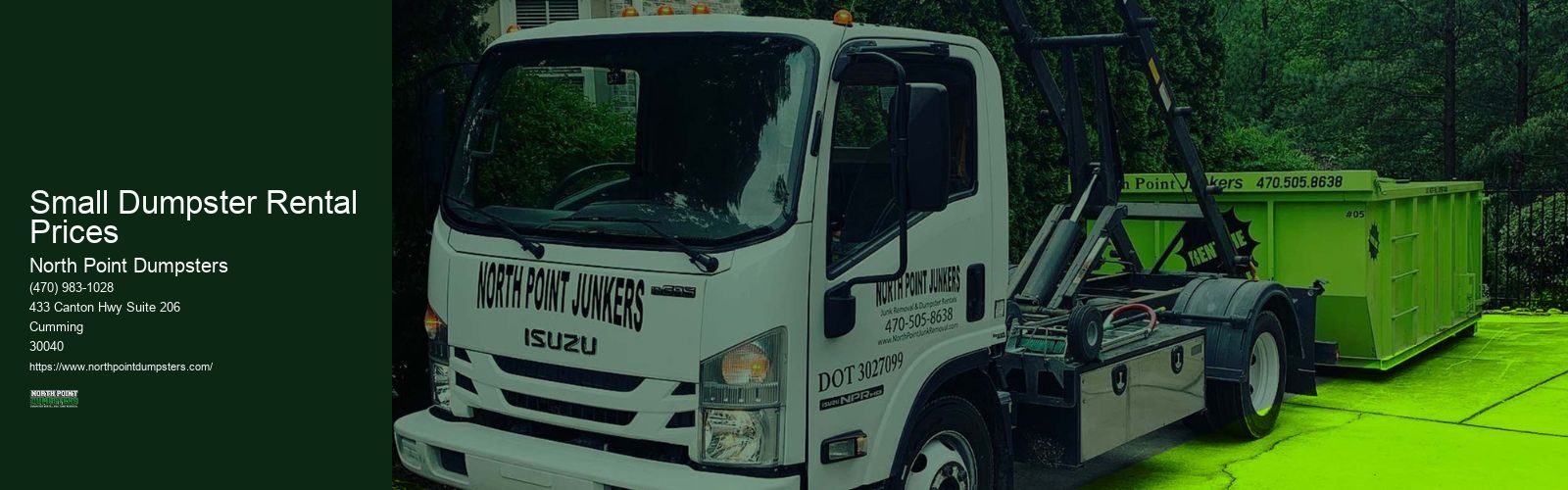 Small Dumpster Rental Prices