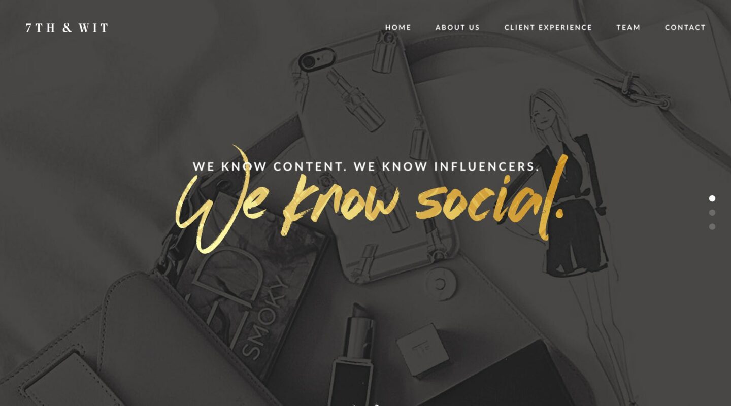 Seventh and Wit website