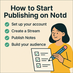 How to Start Publishing on Notd: A Simple Guide for New Writers - notd.io
