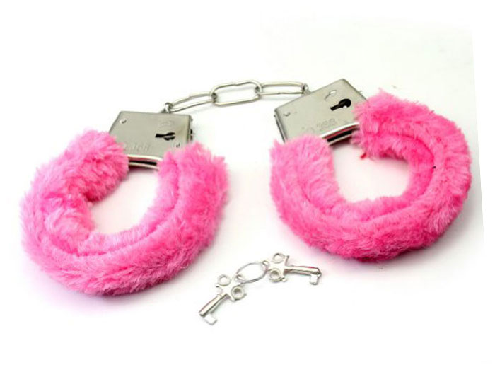 Fluffy pink handcuffs banner image