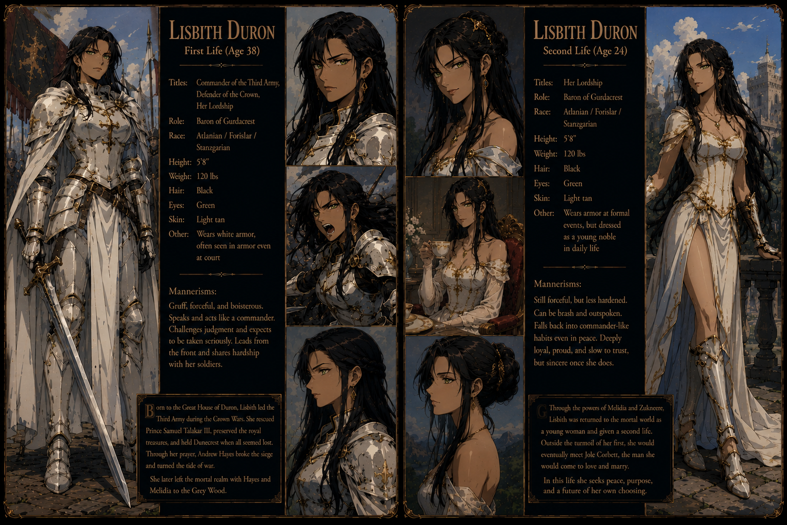Lisbith Duron Lord of Gurdacrest Commander of the Third Army banner image