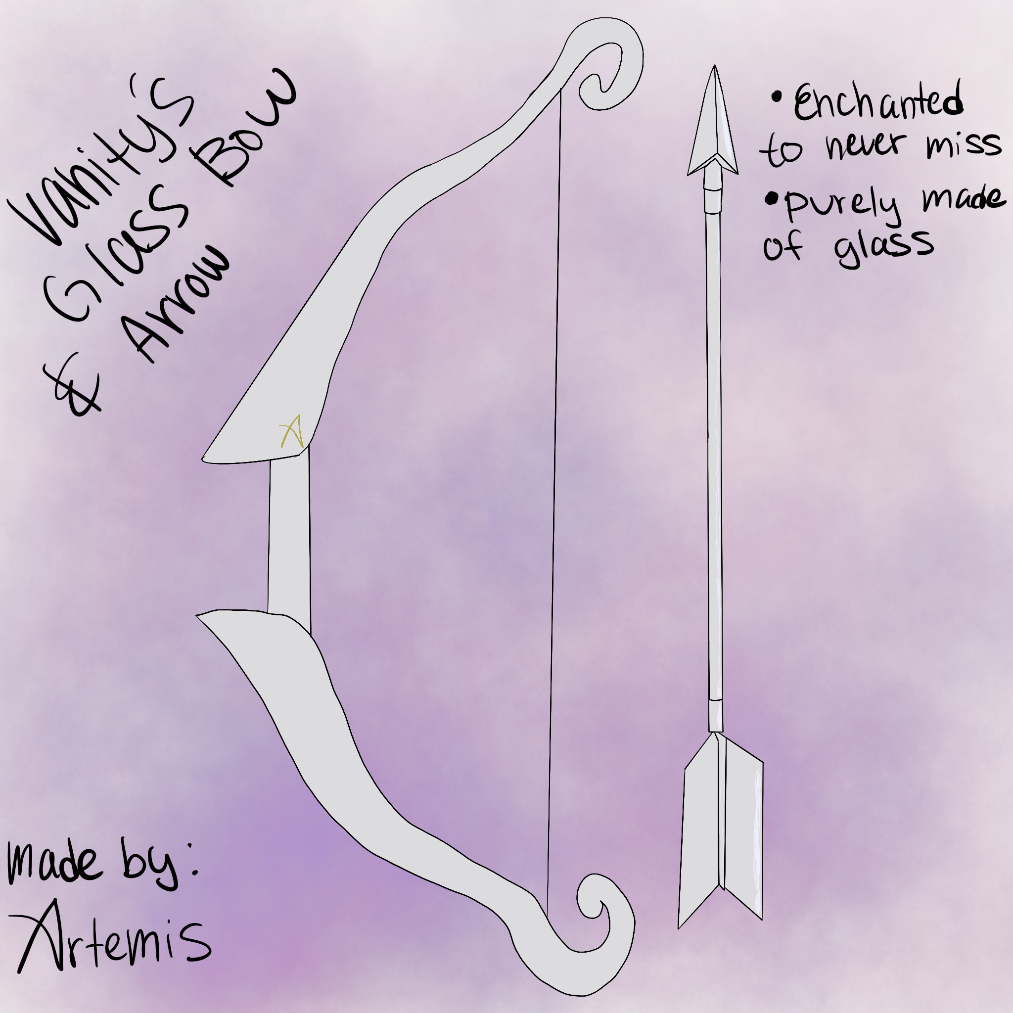 Vanity's Glass bow and Arrow banner image