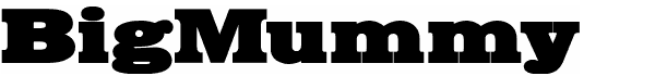 BigMummy free Clarendon serif font