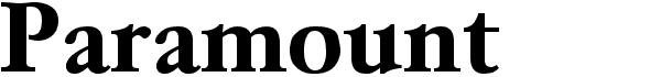 Paramount bold free old style serif font