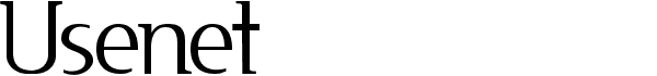 Usenet free Clarendon serif font